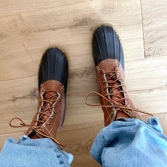 Vintage L.L.Bean Maine Hunting Duck Boots M8/L10 - Picture 7 of 9